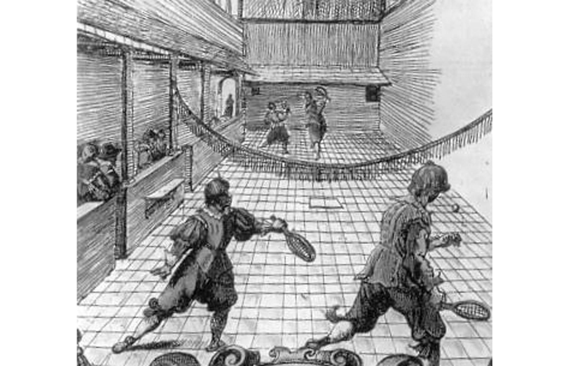Pista de tenis del Palacio de Falkland, Falkland, Reino Unido